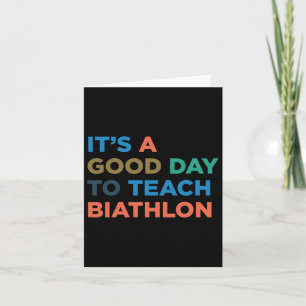 Det är en Bra dag att lära sig Biathlon Coach Kort