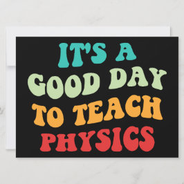 Det är en Bra dag att lära sig fysik I Inbjudningar