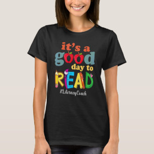 Det Är En Bra Dag Att Läsa Bok Läsförmåga Coa T Shirt