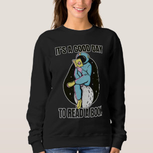 Det Är En Bra Dag Att Läsa En Bok Bok Astronaut T Shirt