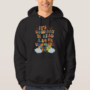 Det Är En Bra Dag Att Läsa En Bok I Solen  Färg Hoodie