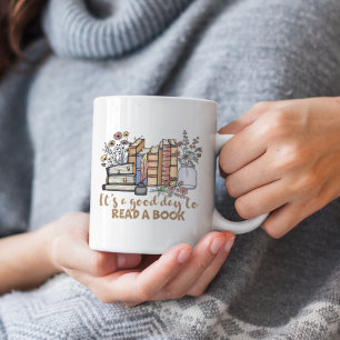 Det är en Bra dag att läsa en Bok Kaffemugg
