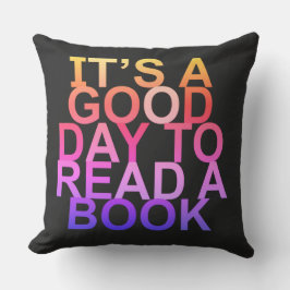 Det är en bra dag att läsa en bok kudde