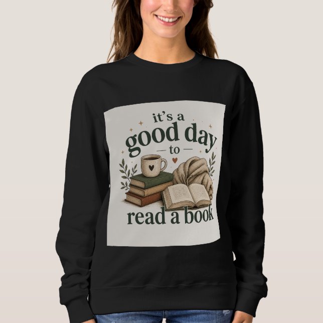 Det är en bra dag att läsa en bok t shirt (Framsida)