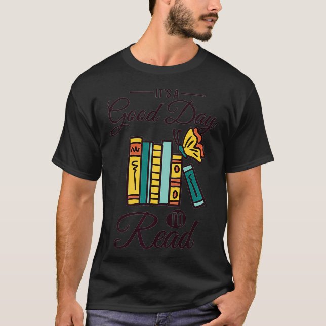 Det är en Bra dag att läsa premium T Shirt (Framsida)
