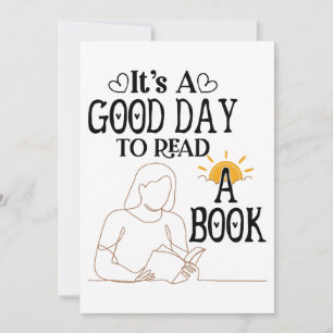 Det är en Bra dag att läsa Shirt, Bookish Shirt, B Meddelande