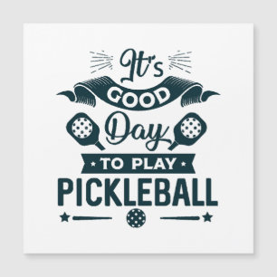 Det är en bra dag att spela Pickleball