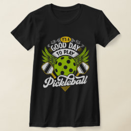 Det Är En Bra Dag Att Spela Pickleball Dink Spelar T Shirt
