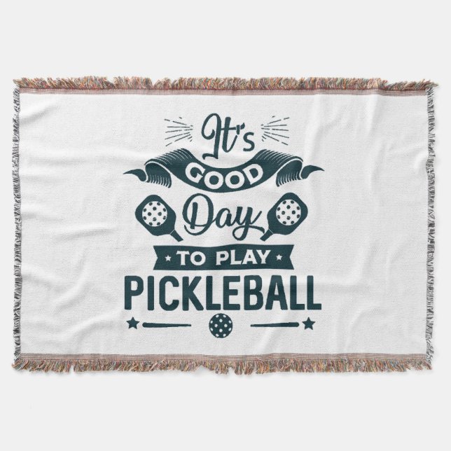 Det är en bra dag att spela Pickleball Filt (Framsidan)