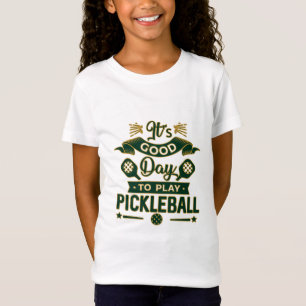 Det är en Bra dag att spela Pickleball Gift för kv T Shirt