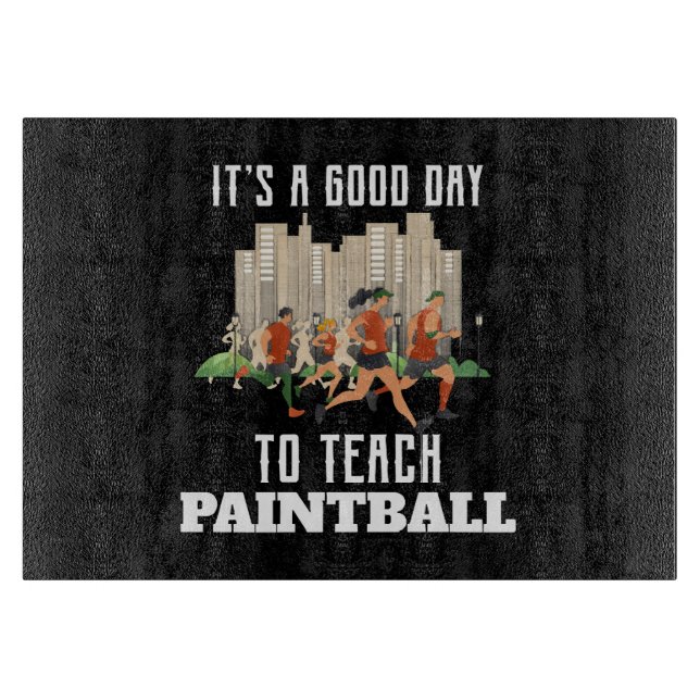 Det Är En Bra Dag Att Undervisa Paintball (Framsidan)