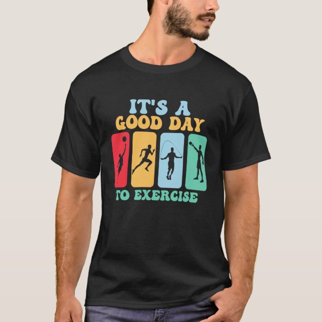 Det är en Bra dag att utbilda lärare i fysik T Shirt (Framsida)