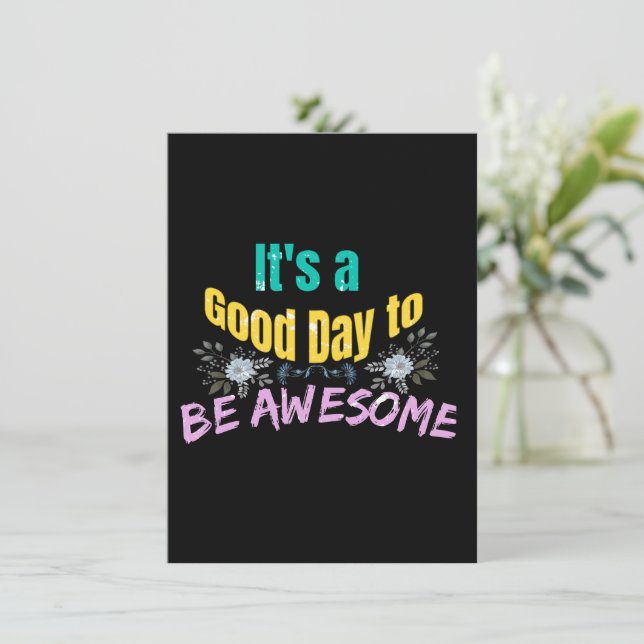 Det är en Bra dag att vara Fantastisk Tilläggskort (Stående Fram)