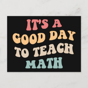 Det är en Bra dag till Teach Math II Vykort