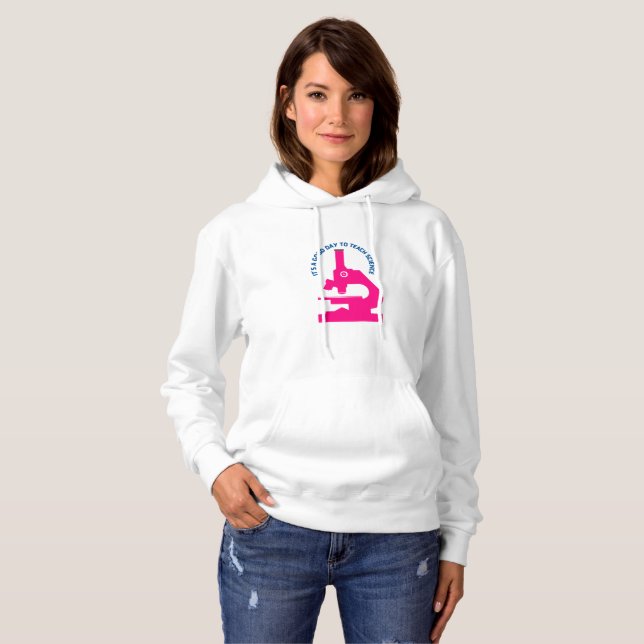 Det är en Bra dag till Teach Science T Shirt (Hel framsida)
