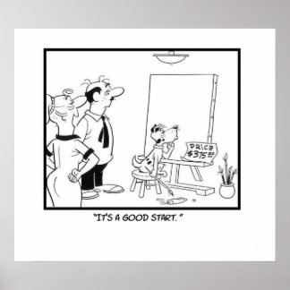 Det är en Bra-start Poster