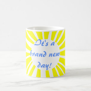 Det är en brandnew dag! kaffemugg