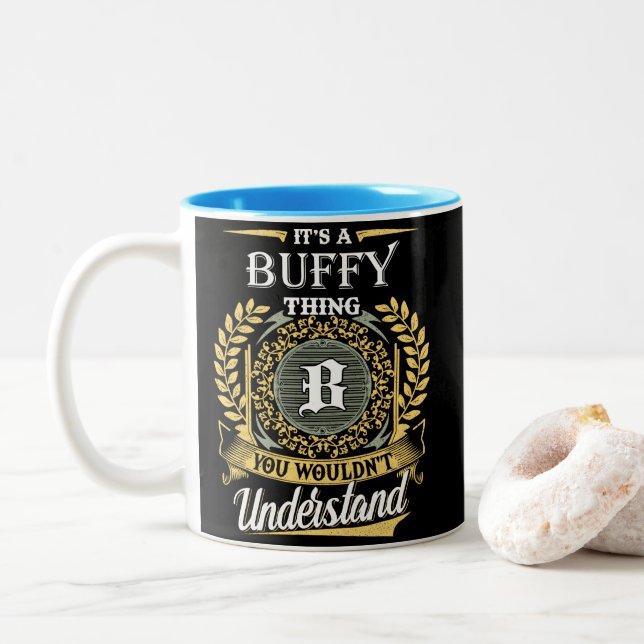 Det är en Buffy-grej du inte kan förstå Två-Tonad Mugg (Med munk)