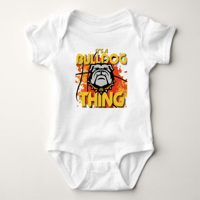 Det är en Bulldog Sak One Biet för spädbarn T Shirt (Framsida)