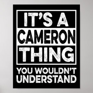 Det är en Cameron-grej du inte skulle förstå Chris Poster