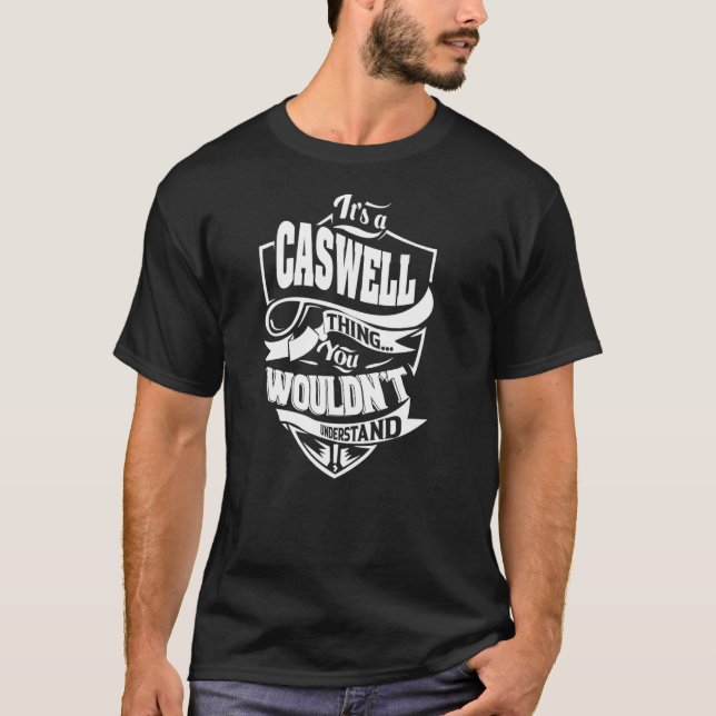 Det är en CASWELL Sak T Shirt (Framsida)