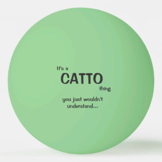 Det är en Catto sak Ping Pong Boll