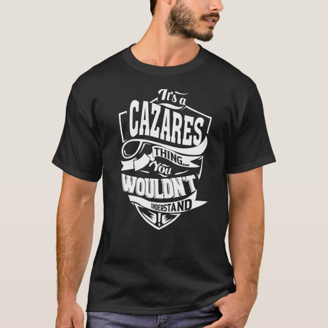 Det är en CAZARES Sak T Shirt (Framsida)