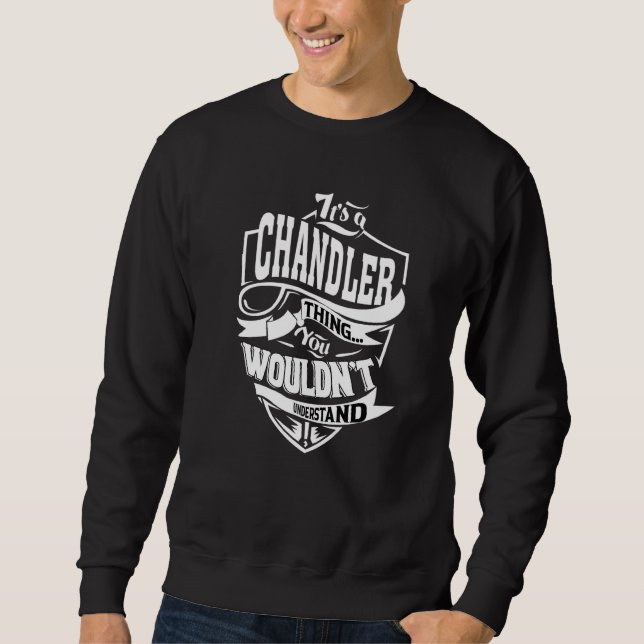 Det är en Chandler-sak Lång Ärmad Tröja (Framsida)