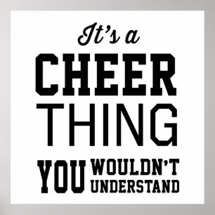 Det är en Cheer Sak Poster