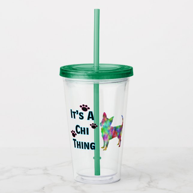 Det är en Chi-sak Akryl Tumbler Take Away Mugg (Framsida)