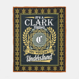 Det är en Clark Sak du inte kunde förstå Fleecefilt