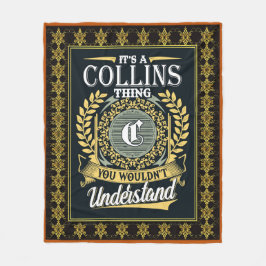 Det är en Collins Sak du inte kunde förstå Fleecefilt