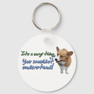 Det är en Corgisak Nyckelring
