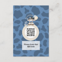 Det är en Cowboy Blue & Beige Baby Shower