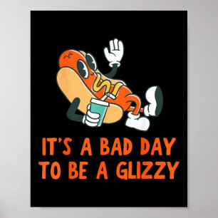Det är en D-dag att vara en Glizzy 4 juli korv Lo Poster