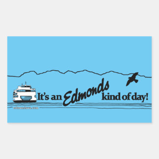 Det är en dag för Edmonds Rektangulärt Klistermärke