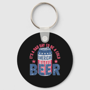 Det är en dålig dag att bli Kall öl, den 4 juli. Nyckelring
