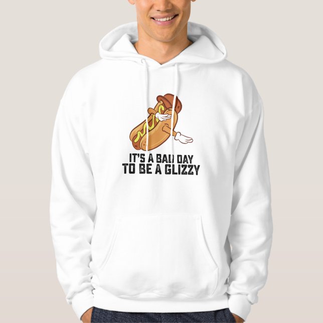 Det är en dålig dag att vara en galning hoodie (Framsida)