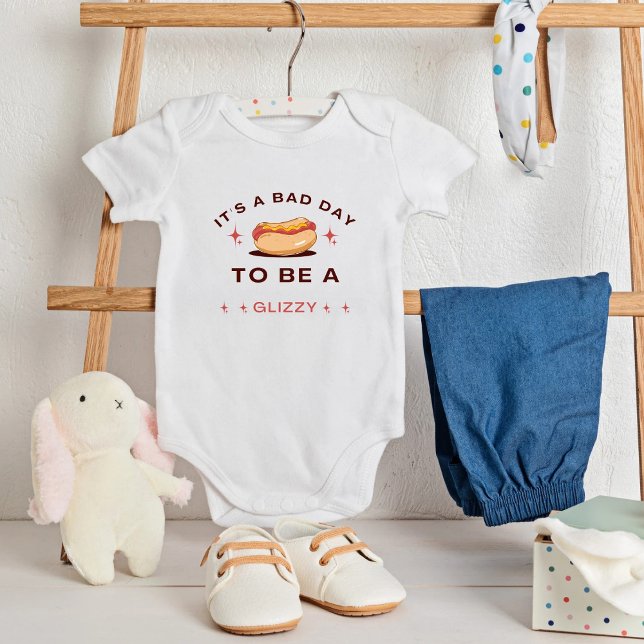 Det är en dålig dag att vara en glizzy, hethund t shirt (Skapare uppladdad)