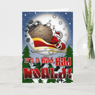 Det är en DÅLIGADÅLIGAvärld! Helgkort