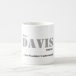 DET är en DAVIS SAK! Du skulle för att inte förstå Kaffemugg