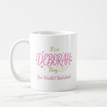 Det är en Deborah-sak Rosa Guld Kvinnor Present