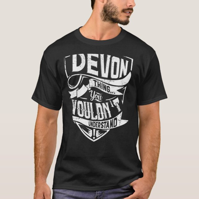 Det är en Devon sak, du skulle inte förstå T Shirt (Framsida)