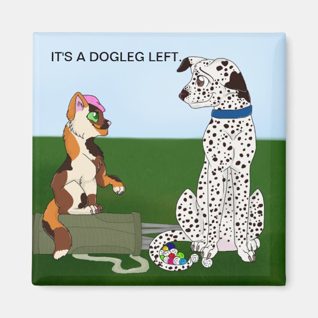 DET ÄR EN DOGLEG LÄMNAT MAGNET (Framsidan)