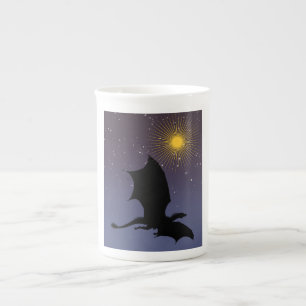 Det är en draken, det är inte din fantasi benporslin mugg