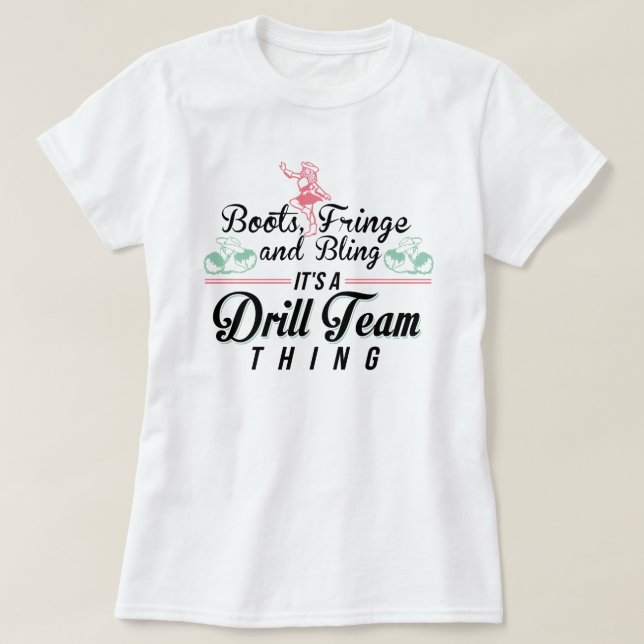 Det är en drillborrlagsak tee shirt (Design framsida)