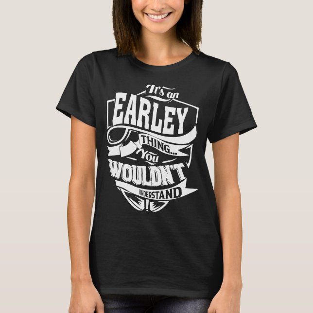 Det är en EARLEY Sak T Shirt (Framsida)