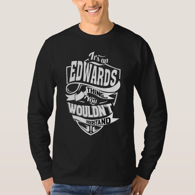 Det är en Edwards Sak T Shirt (Framsida)