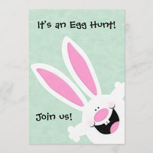 Det är en egg Hunt, Gå med oss Påskägg Hunt Inbjud Inbjudningar