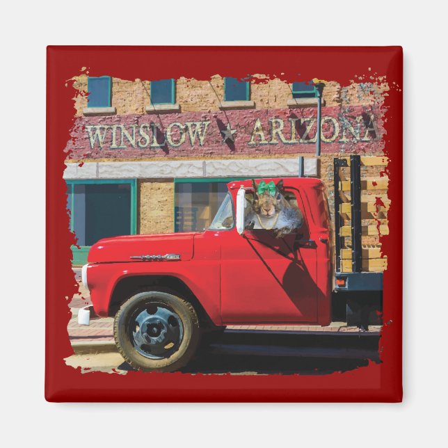 Det är en ekorre, min herre magnet (Framsidan)